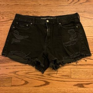 American Eagle high rise festival shorts